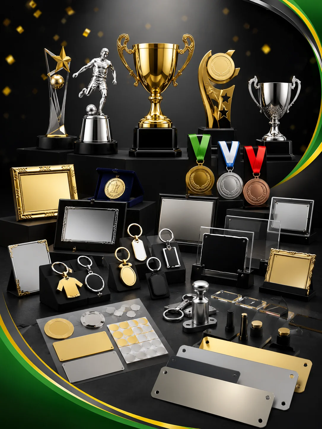 Estrutura da Nikos Troféus em Santos